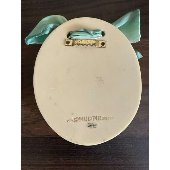 Vtg Mud Pie Wall Porch Decor Birdhouse Butterfly House Raised Welcome Spring - Picture 3 of 3